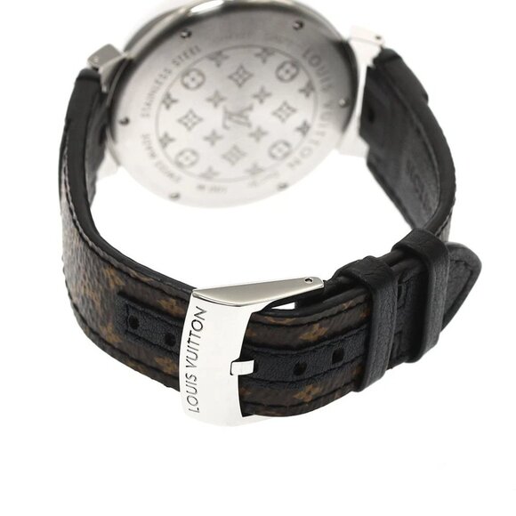 LOUIS VUITTON Tambour QA072Z Monogram Brown Dial Quartz Men's Watch_888586 - Picture 3 of 7